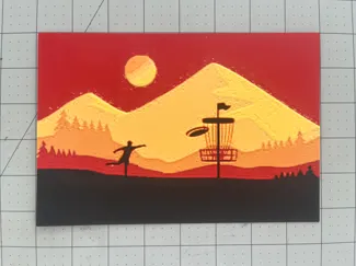 Disc Golf Hueforge