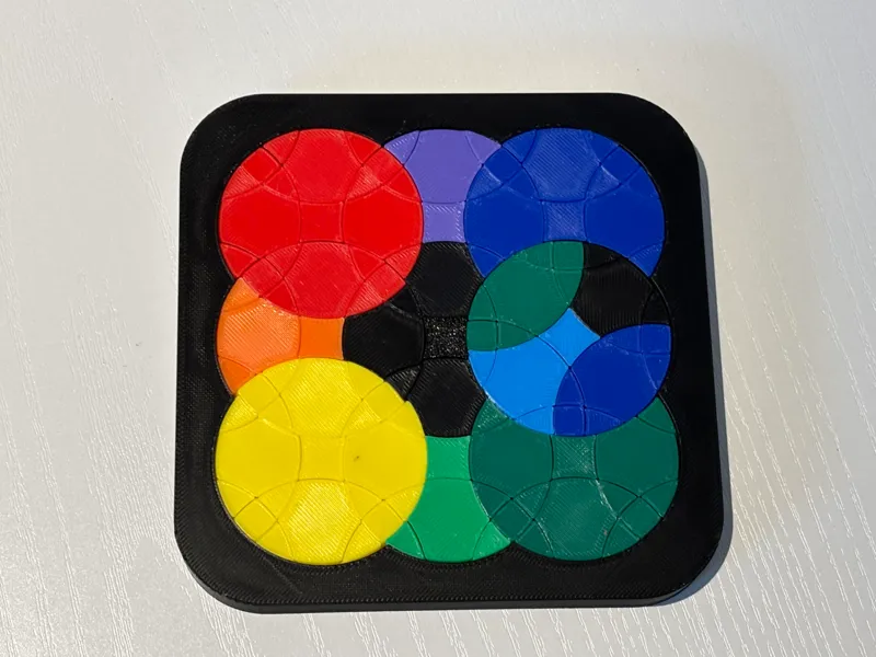 3x3 Deeper Cut Circle Puzzle