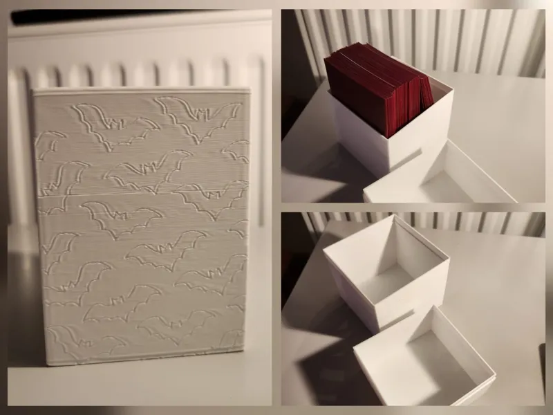 Simple TCG Deckbox (Bat Design)
