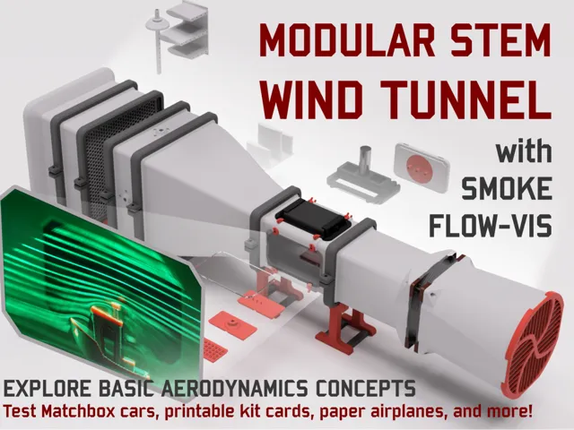 Modular Wind Tunnel for STEM Education