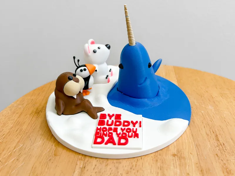 Bye Buddy Diorama from Elf - Non AMS