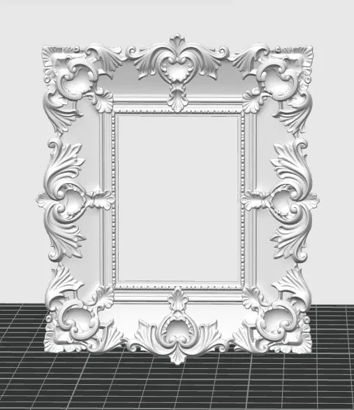 Rectangular Portrait Shape Old rectangular portrait - Free 3D Print Model - MakerWorld