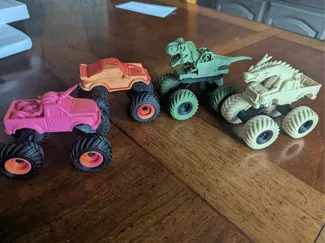 MONSTER TRUCK COLLECTION! 4 TRUCKS