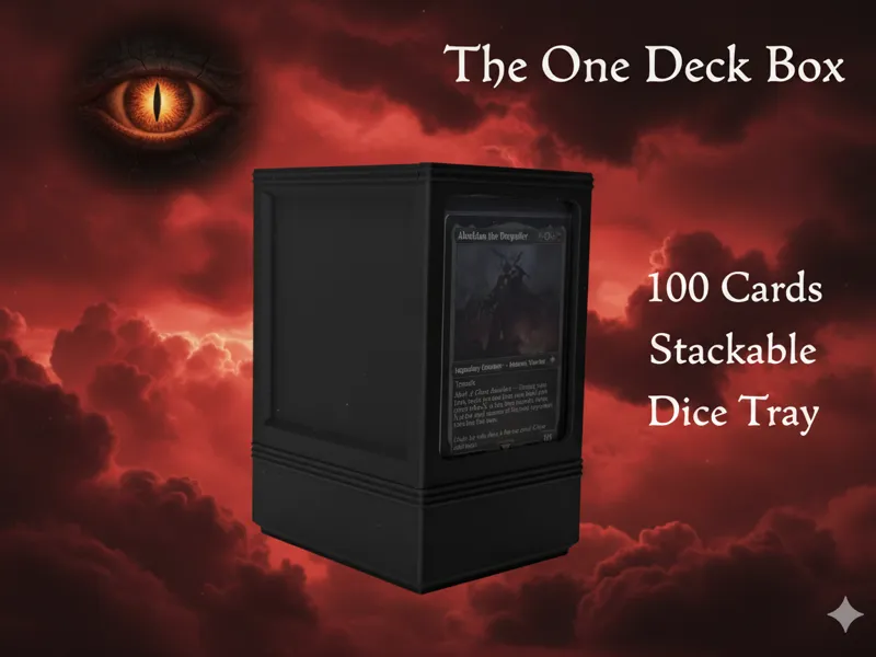 The One MTG Commander Deck Box with Dice Tray