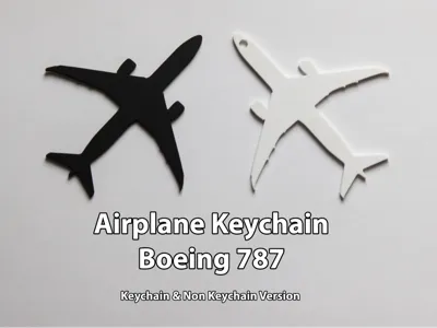 Airplane Keychain Boeing 787