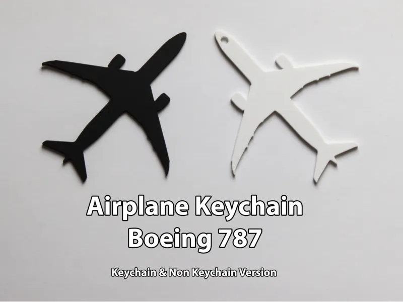Airplane Keychain Boeing 787