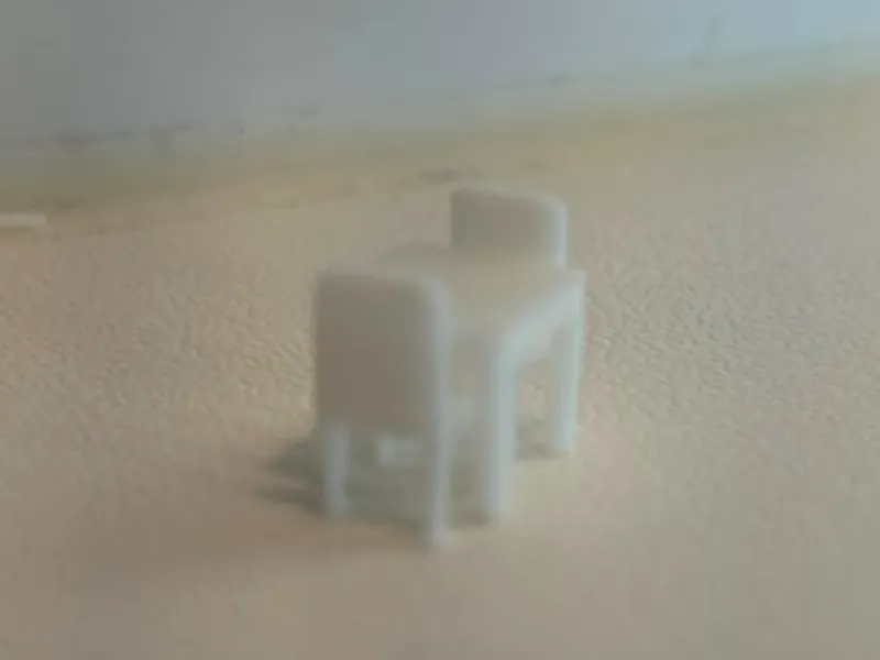 2-Person Table – Scale 1:100