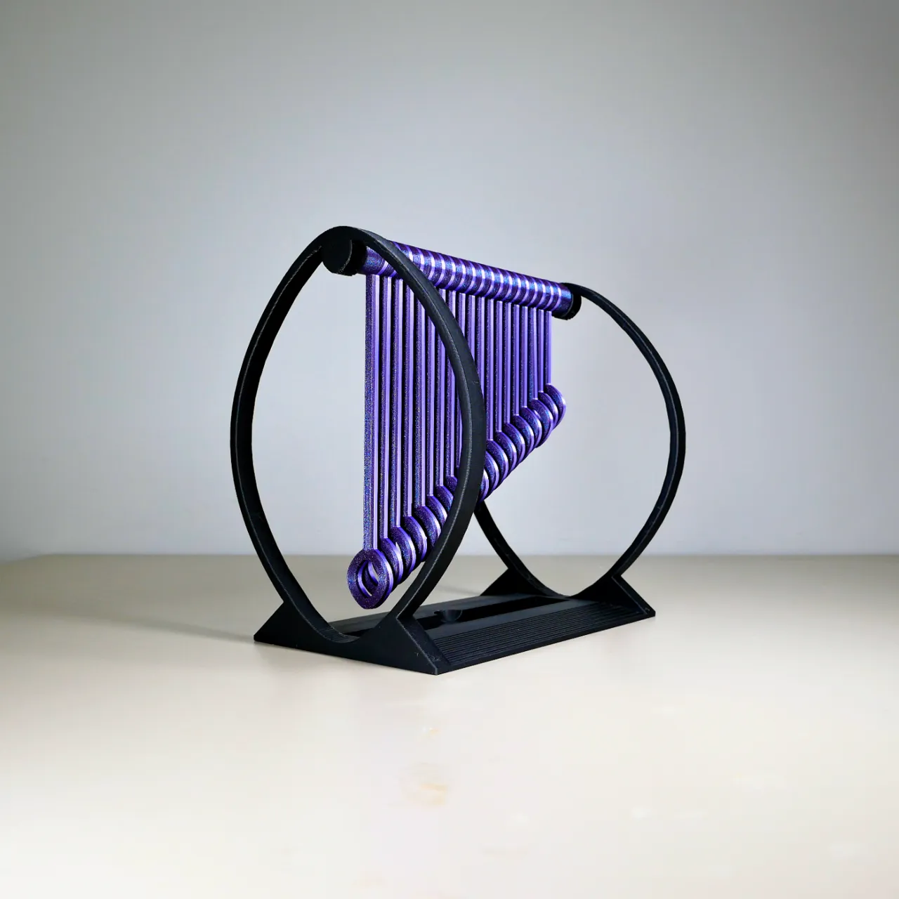 Pendulum Wave Toy with 2 pendula sets view 3
