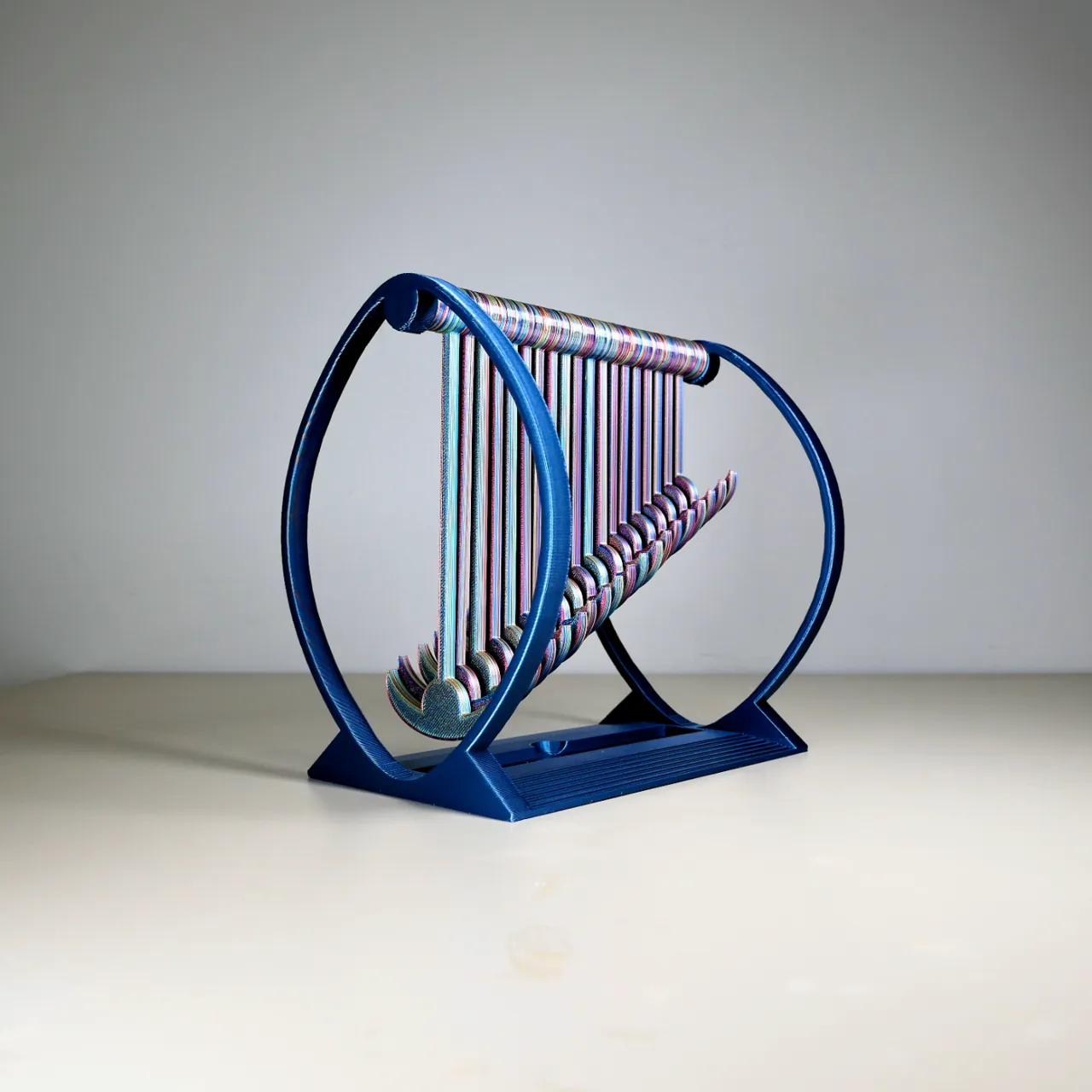 Pendulum Wave Toy with 2 pendula sets view 2