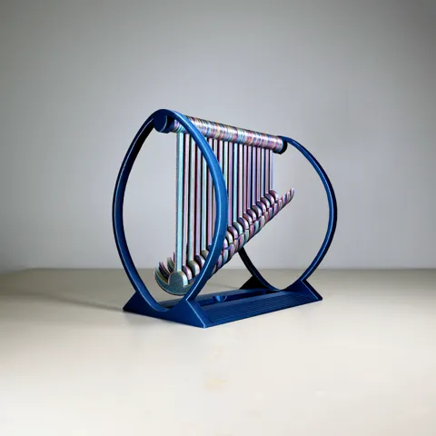 Pendulum Wave Toy with 2 pendula sets view 2