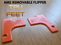 AMS Removable Flipper TPU Feet - TPU Profile Included
