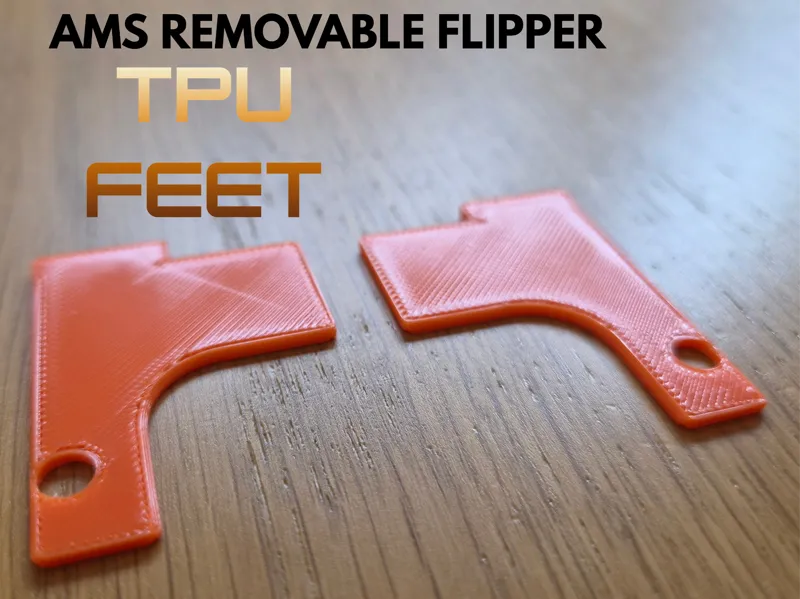 AMS Removable Flipper TPU Feet