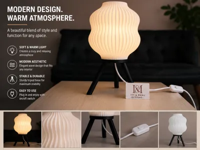 modern lamp desk