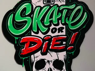 Wall Art Skate Or Die