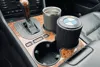 Car bin with BMW logo