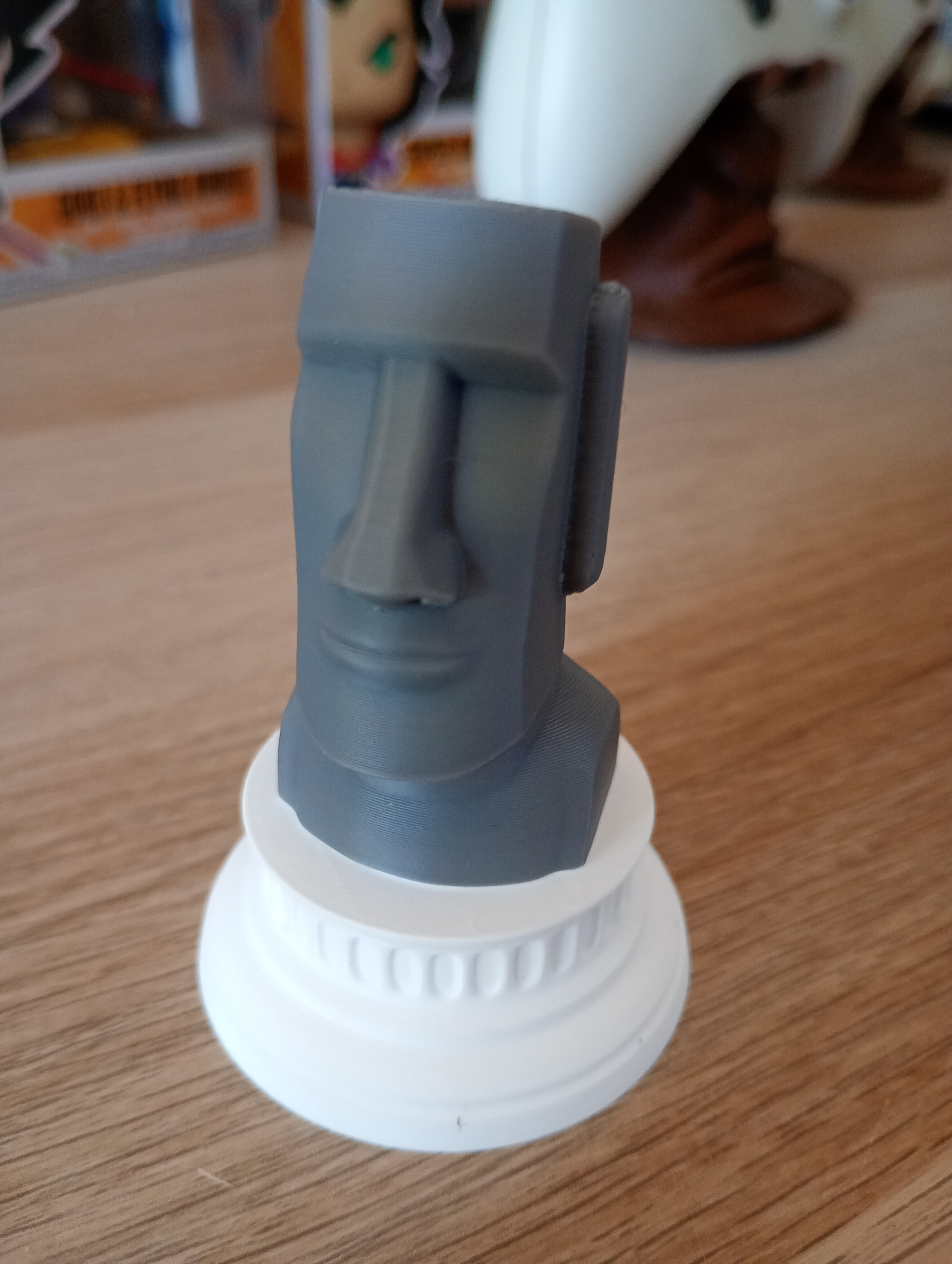 Miniatura 2 do modelo 3D Moai Stone Bust