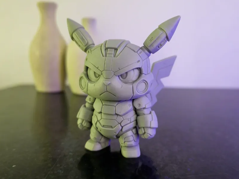 Angry Mecha Pikachu