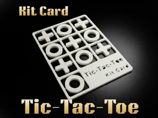 Tic-Tac-Toe Party Favor (Kit Card)