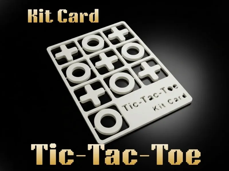 Tic-Tac-Toe Party Favor (Kit Card)