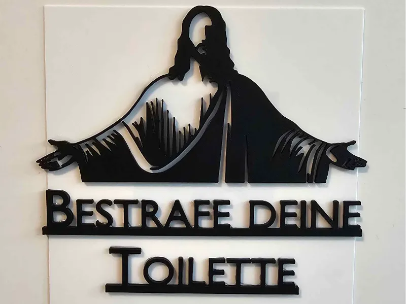 Bestrafe deine Toilette
