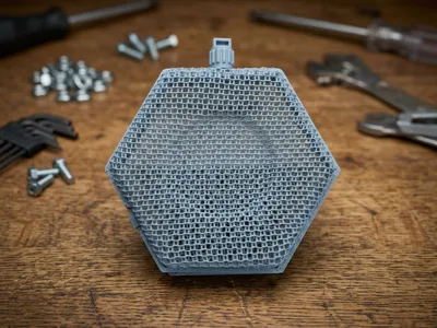 Built Like Dad: Thermoformed Hex Nut Gift Box