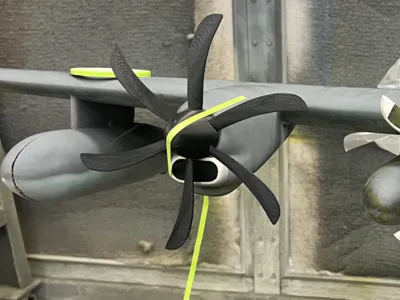 Mini C-130J Prop assembly