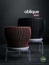 Minimalist Oblique Planter