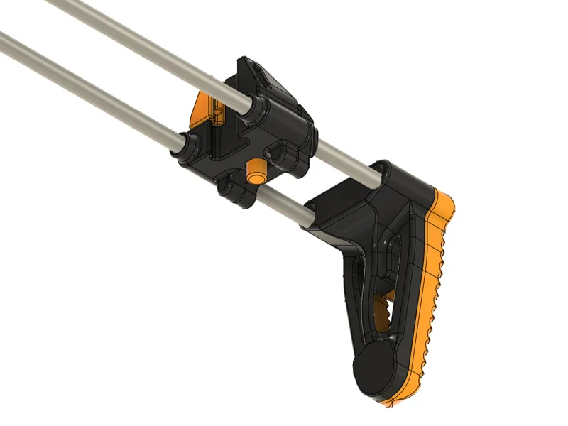 Picatinny PDW Stock for 8mm rods