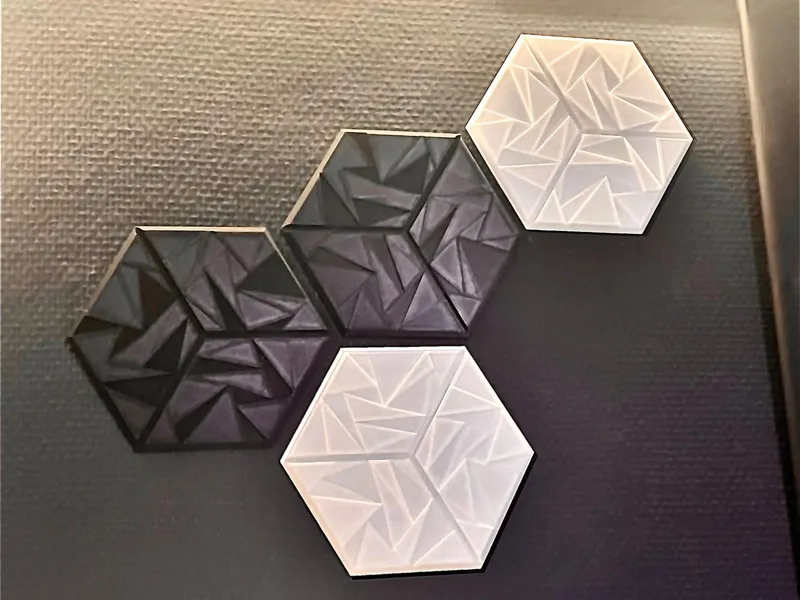geometric wall panel