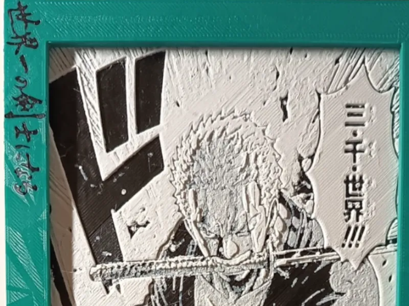 Zoro ritratto stile manga