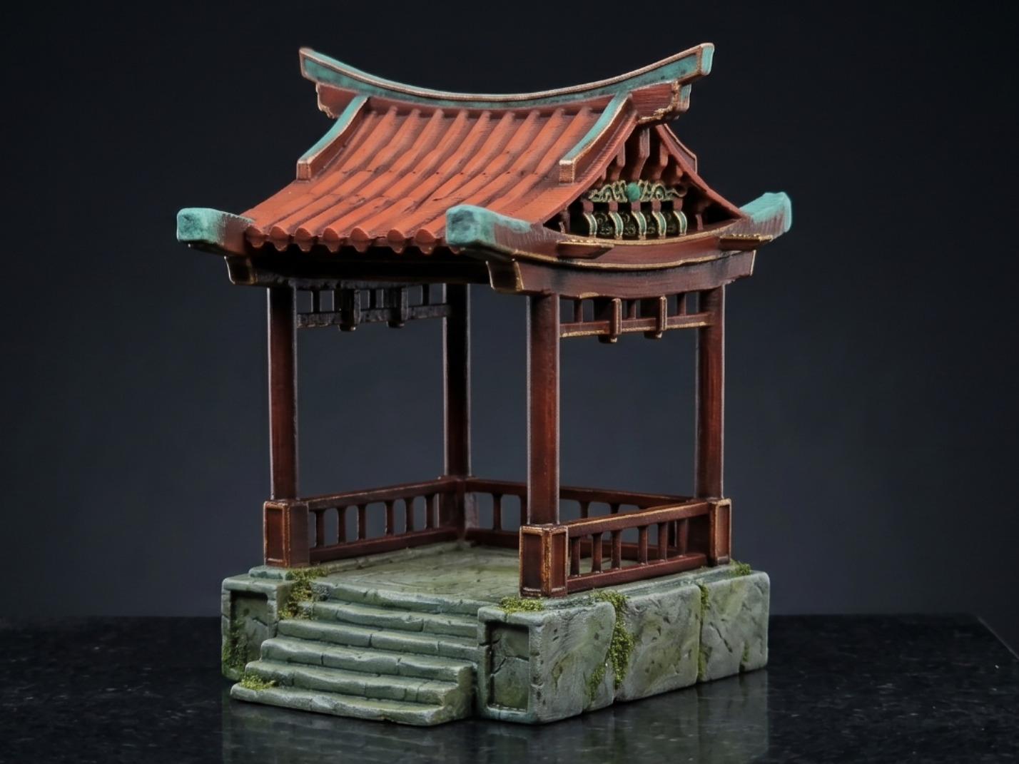 Mystic Zen Pavilion - Stylized Tabletop Terrain