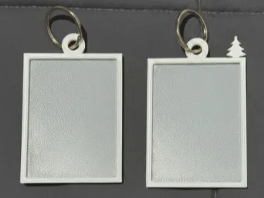 Frame for Christmas lithophane keychains