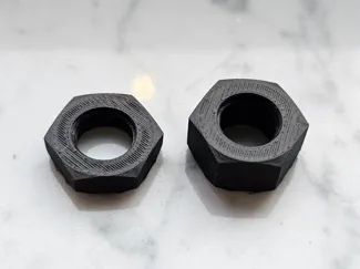 M16x1.5 Threaded Nuts - 2 Heights