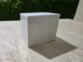 Tappo profilo in alluminio L maggiorato con scatto