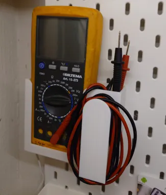 IKEA Skadis multimeter holder