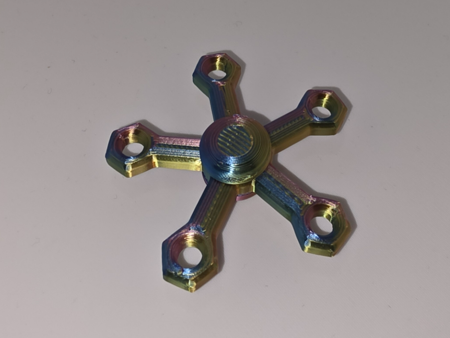 Mini Fidget Spinner Fully Printed 
