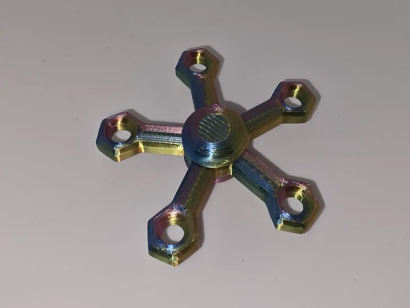 Mini Fidget Spinner Fully Printed 