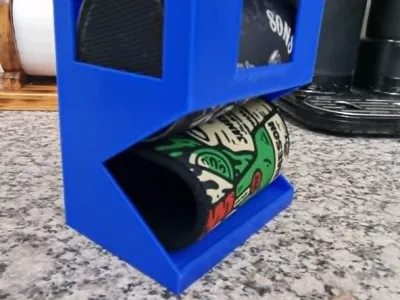 Can cooler holder/dispenser
