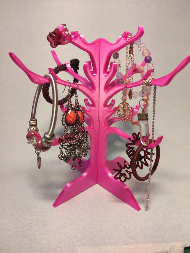 Jewelry stand for earrings, bracelets, rings and necklaces