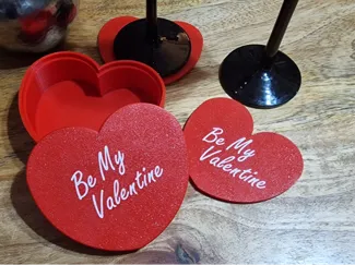 Valentine's Day Gift Box & Coaster Set