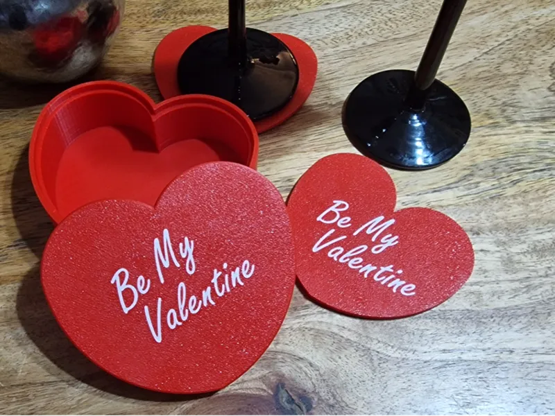 Valentine's Day Gift Box & Coaster Set