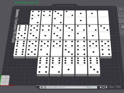 Domino set with box