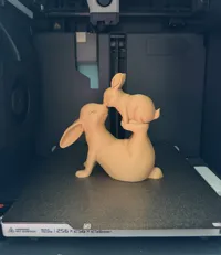 0.2mm layer, 2 walls, 5% infill - Fuzzy Skin