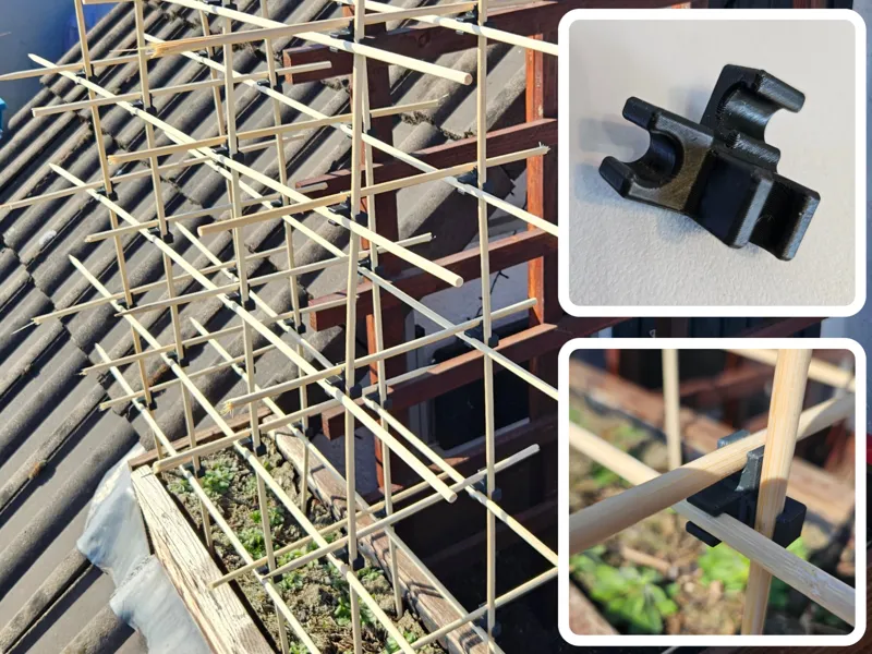 Snap-Fit Plant Support Connector