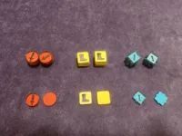 2 Layer color, 20mm size - 0.2mm layer, 2 walls, 15% infill