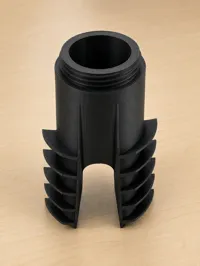 Base Ø75 mm for screwing into soil