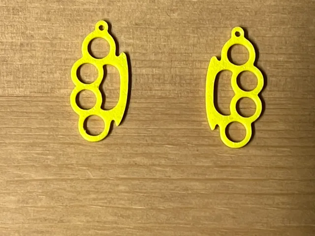 knuckle duster earrings