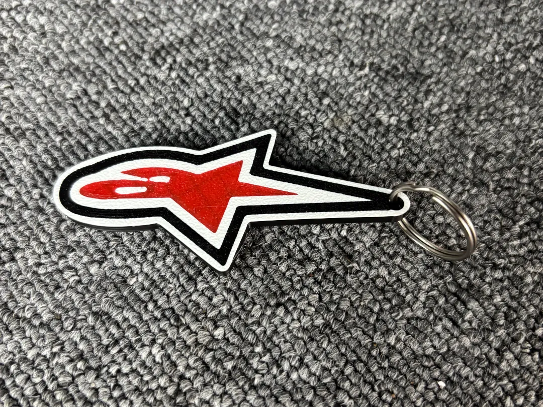 Alpine Keychain Rivals Alpinestars Alpine stars Keychain - Free 3D Print Model - MakerWorld