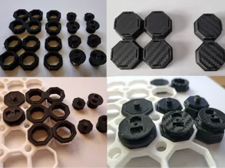 Multiboard's panel snap connectors