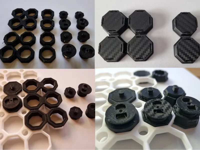 Multiboard's panel snap connectors